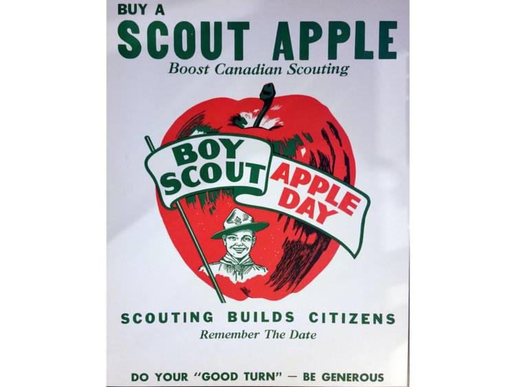 C Poster Boy Scout Apple Day